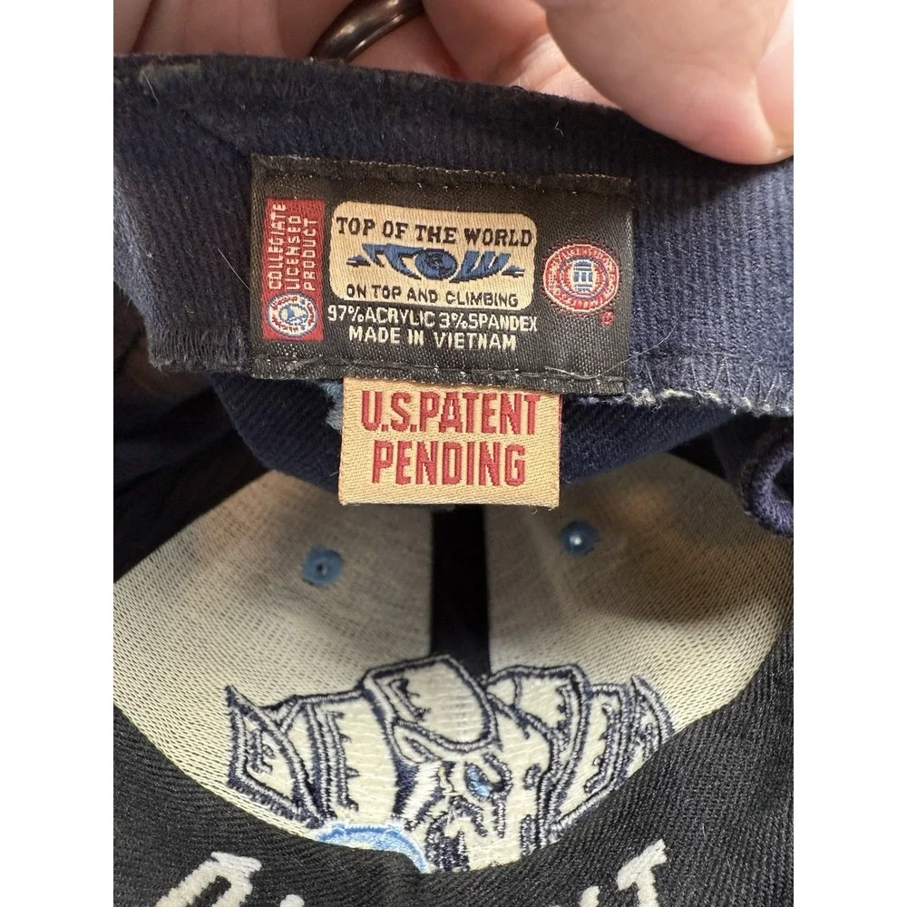 North Carolina Tarheels Hat‎ Blue One Fit Cap Top of the World TOW OSFM